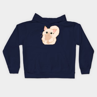 Angel The Siamese Kitten Kids Hoodie